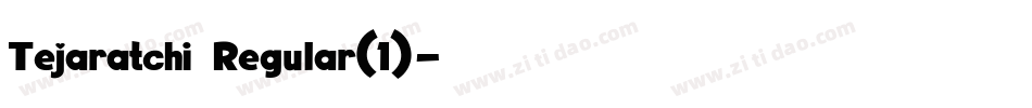 Tejaratchi Regular(1)字体转换